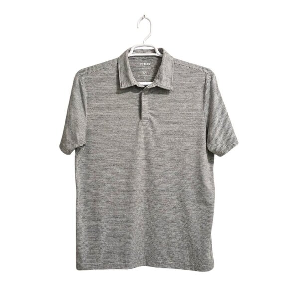 01.Algo AlgoFlex Arrieta Microstripe Performance Polo Sz L - Picture 1 of 8